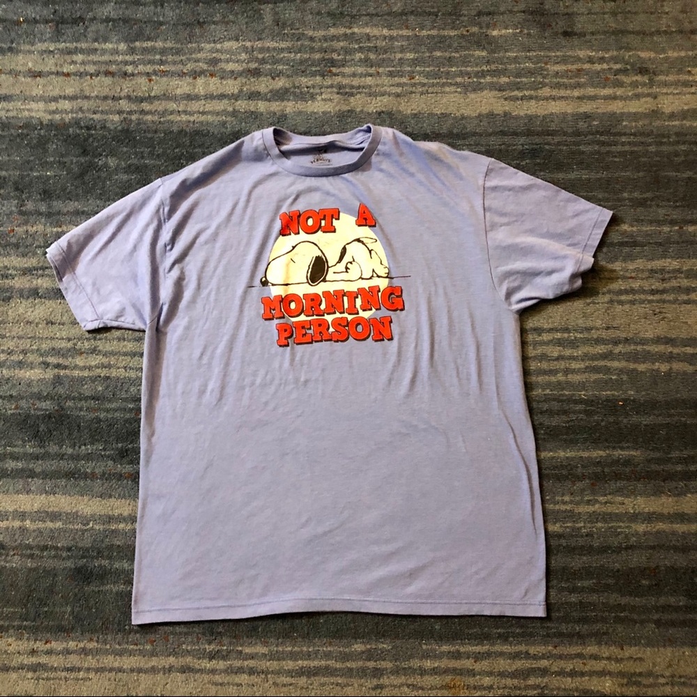 Snoopy “Not a morning person” Sleep Tee Shirt